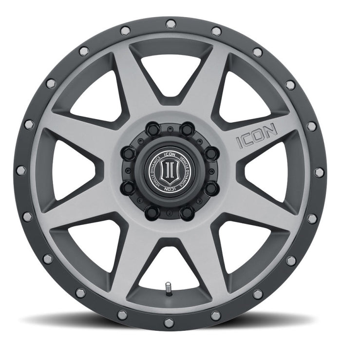 ICON Rebound 20x9 8x170 6mm Offset 5.25in BS Titanium Wheel