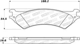 StopTech Sport Brake Pads w/Shims - Front