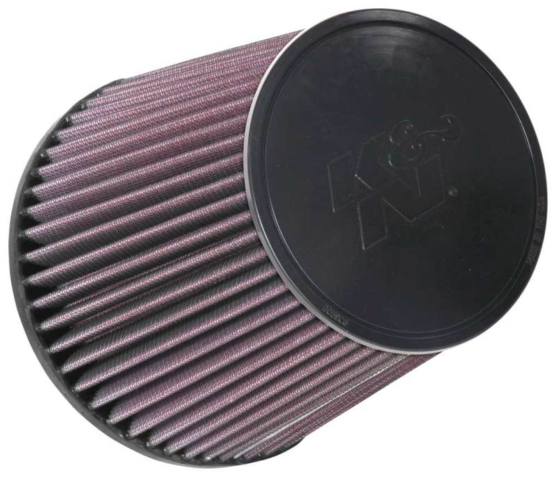 K&N Universal Clamp-On Air Filter 5in FLG / 6-1/2in B / 5in T / 6-1/2in H