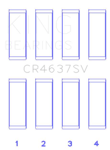 King Engine Bearings Audi BYT/CDNC/CCZD/CPSA Connecting Rod Bearing Set