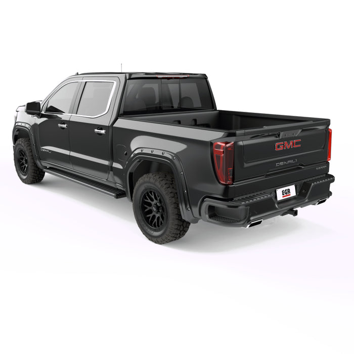 EGR 19-23 Gmc Sierra 1500 Painted To Code Traditional Bolt-On Look Fender Flares Black Set Of 4