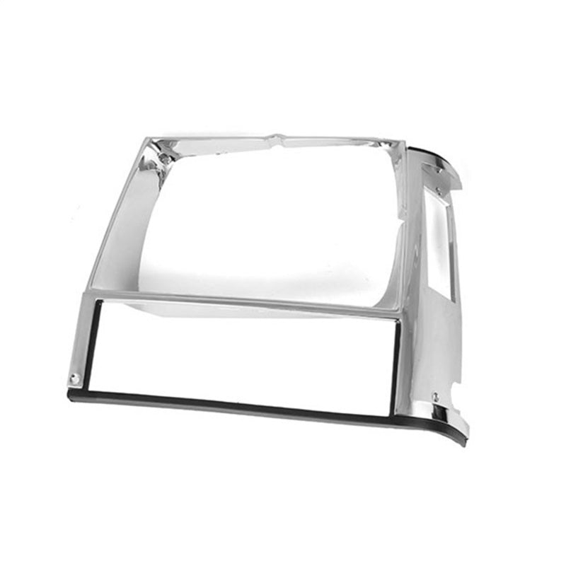 Omix LH Chrome Headlight Bezel 84-01 Cherokee (XJ)