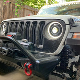 Oracle Oculus Bi-LED Projector Headlights for Jeep JL/Gladiator JT - Matte Blk - 5500K