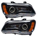 Oracle 11-14 Chrysler 300C SMD HL - Black - NON HID - Orange