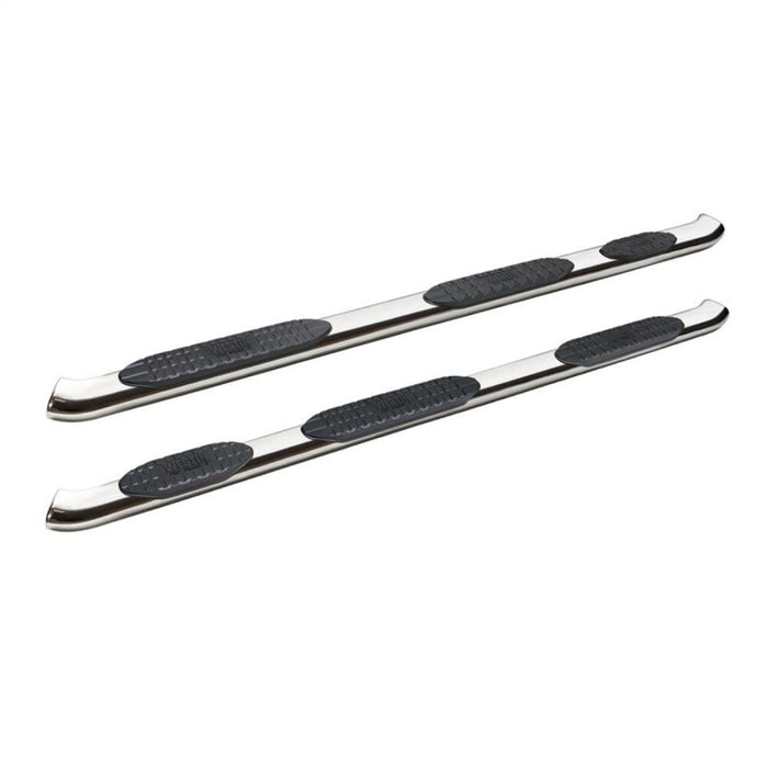 Westin 2019 Chevrolet Silverado Double Cab PRO TRAXX 5 W2W Oval Nerf Step Bars - Stainless Steel