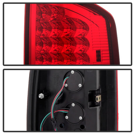 xTune Dodge Ram 02-06 1500 / Ram 2500/3500 03-06 LED Tail Light Red Clear ALT-JH-DR02-LED-RC