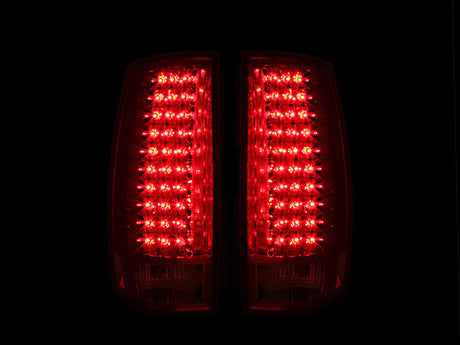 ANZO 2007-2014 Chevrolet Suburban LED Taillights Red/Clear G4