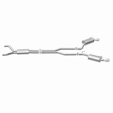 MagnaFlow Cat-Back Stainless Dual Split Rear Exit 4in Polished Tips 11-15 Chevy Camaro 3.6L V6