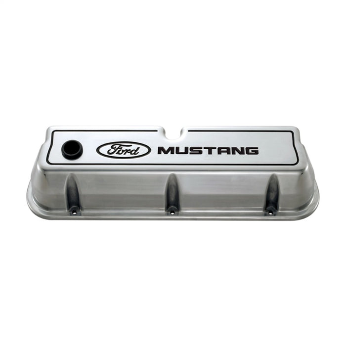 Ford Racing Ford 289/302/351W Die-Cast Valve Covers - Polished w/Black Logo