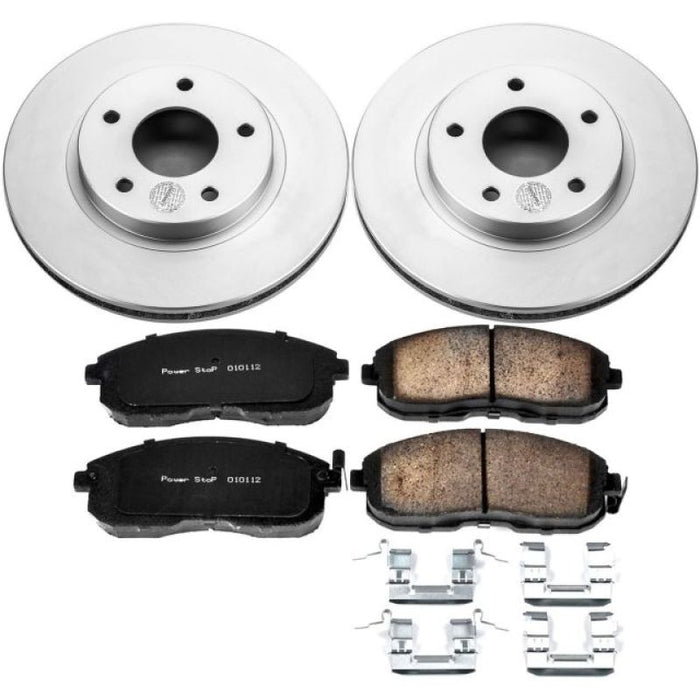 Power Stop 00-01 Infiniti I30 Front Z17 Evolution Geomet Coated Brake Kit