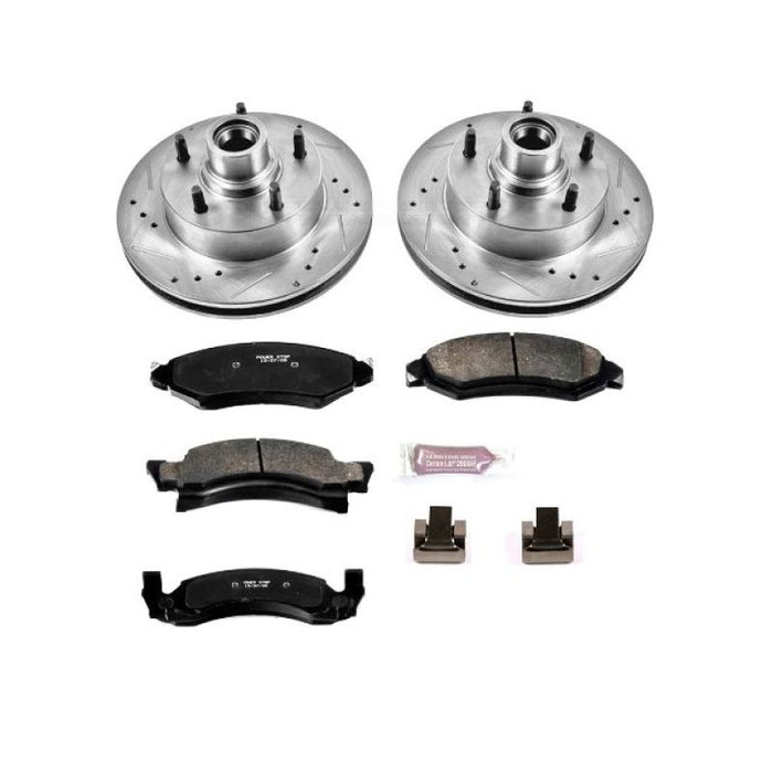 Power Stop 1986 Ford E-150 Front Z23 Evolution Sport Brake Kit