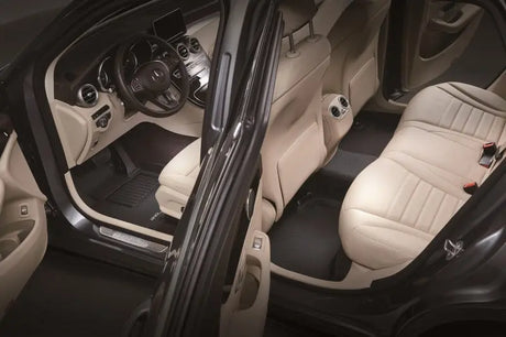 3D MAXpider 2006-2011 Honda Civic Sedan Kagu 1st & 2nd Row Floormat - Black 3D MAXpider