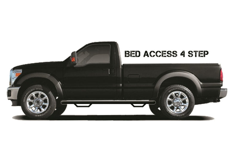 N-Fab Nerf Step 94-01 Dodge RAM 1500/2500/3500 Ext Cab 8ft Bed - Bed Access - Tex. Black - 3in