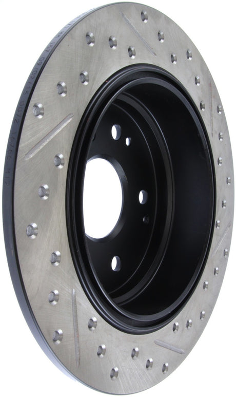 StopTech 04-08 Acura TL / 03-09 Honda Element Slotted & Drilled Right Rear Rotor