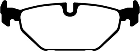 EBC 99-01 Saab 9-5 2.3 Turbo (Aero) Greenstuff Rear Brake Pads