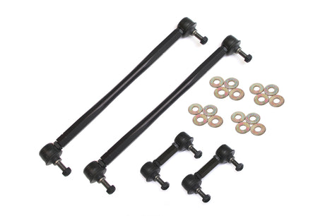 BMR 10-11 5th Gen Camaro Front and Rear Sway Bar End Link Kit - Black BMR Suspension