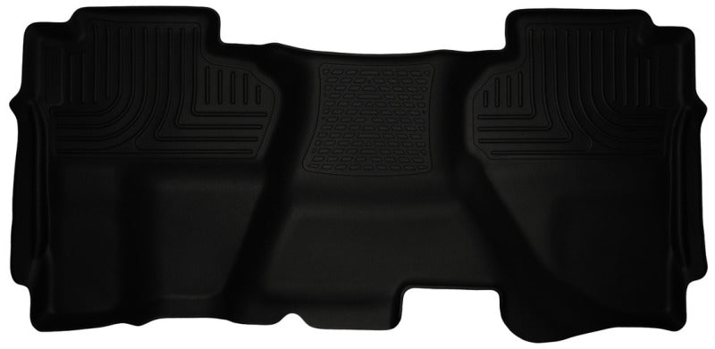 Husky Liners 07-13 Chevrolet Silverado 1500 Ext Cab WeatherBeater Black 2nd Seat Floor Liners