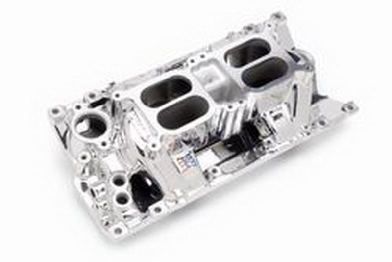 Edelbrock Polished B/B Chev Rect Port RPM Air-Gap Manifold