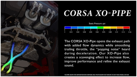 Corsa 2009-2013 Chevrolet Corvette C6 6.2L V8 XO Pipe Exhaust