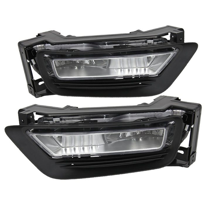 Spyder Honda Accord 2013-2015 4Dr OEM Fog Lights W/Switch- Clear FL-HA2013-4D-C