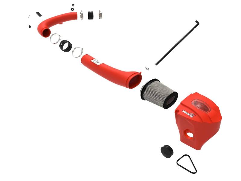 aFe Momentum GT Dry S Stage-2 Intake System 11-15 Dodge Challenger/Charger V6-3.6L (Red)