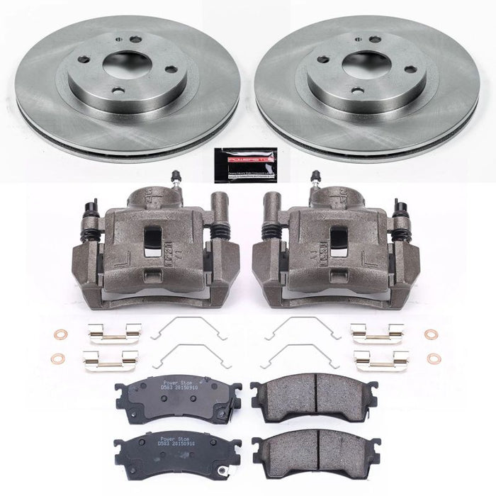 Power Stop 99-00 Mazda Protege Front Autospecialty Brake Kit w/Calipers