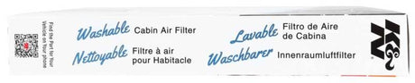 K&N 99-03 Acura TL / 01-03 Acura CL / 98-02 Honda Accord 2.3L/3.0L Cabin Air Filter (2 Per Box)