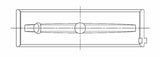 ACL Chevy V8 LS Gen III/IV .010 Oversized Main Bearing Set