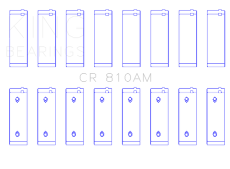 King Engine Bearings Ford 239/256/272/292/312 (Size 020) Engine Rod Bearings