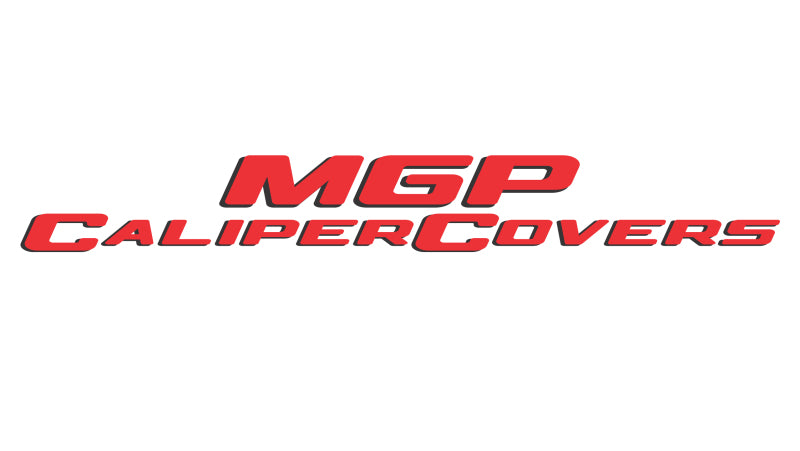 MGP 4 Caliper Covers Engraved Front & Rear MGP Yellow Finish Black Char 2002 Pontiac Grand Prix