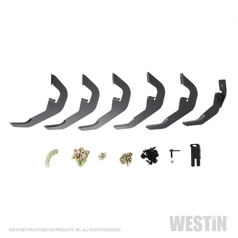 Westin 2015-2018 Ford F-150 SuperCrew PRO TRAXX 6 Oval Nerf Step Bars - Black