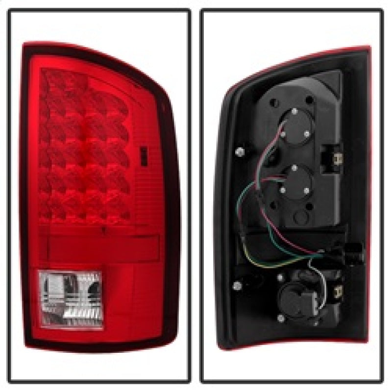 xTune Dodge Ram 02-06 1500 / Ram 2500/3500 03-06 LED Tail Light Red Clear ALT-JH-DR02-LED-RC