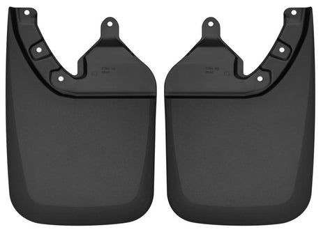 Husky Liners 2016 Toyota Tacoma w/ OE Fender Flares Custom Molded Rear Mud Guards - Black