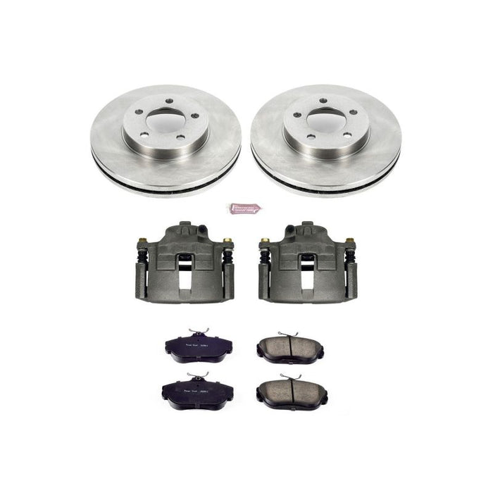 Power Stop 95-98 Ford Windstar Front Autospecialty Brake Kit w/Calipers