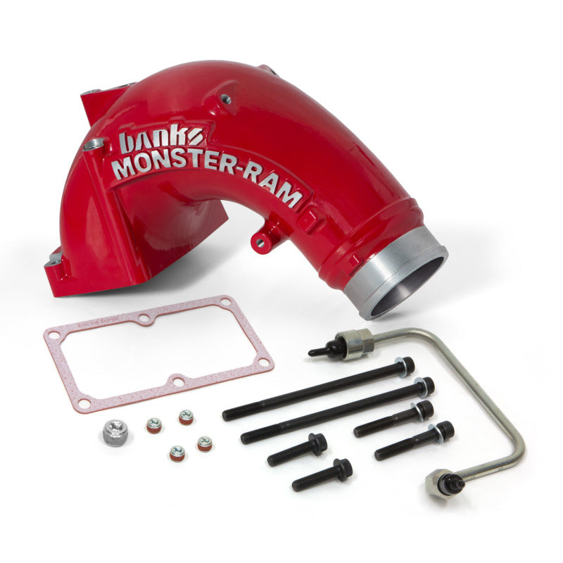 Banks Power 07.5-17 Ram 2500/3500 6.7L Diesel Monster-Ram Intake System w/ Fuel Line 3.5in Red