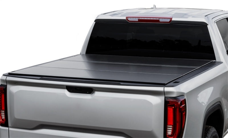 Access LOMAX Tri-Fold Cover 07-19 Toyota Tundra  - 6ft 6in Bed (w/ Deck Rail) - Matte Black