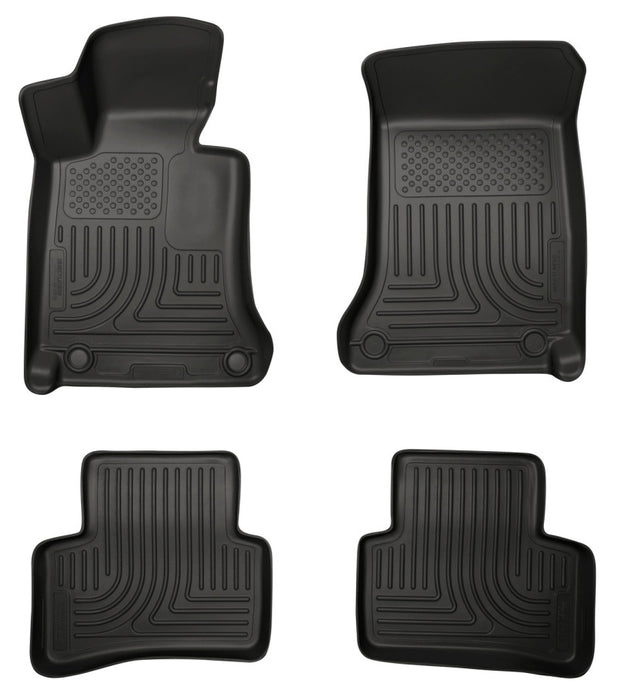 Husky Liners 2012 Mercedes C-Class WeatherBeater Combo Black Floor Liners