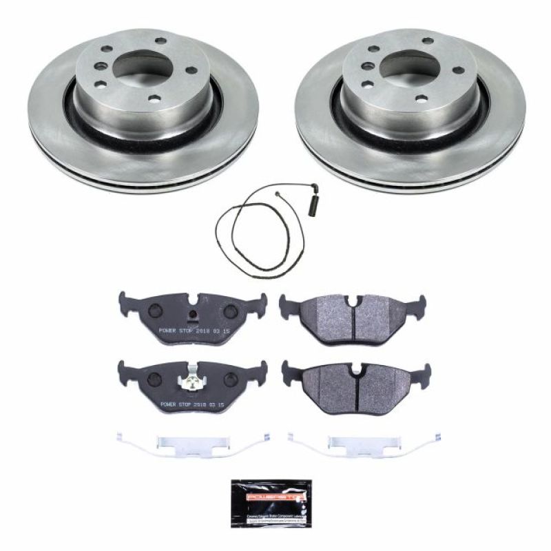 Power Stop 2000 BMW 323i Rear Track Day SPEC Brake Kit