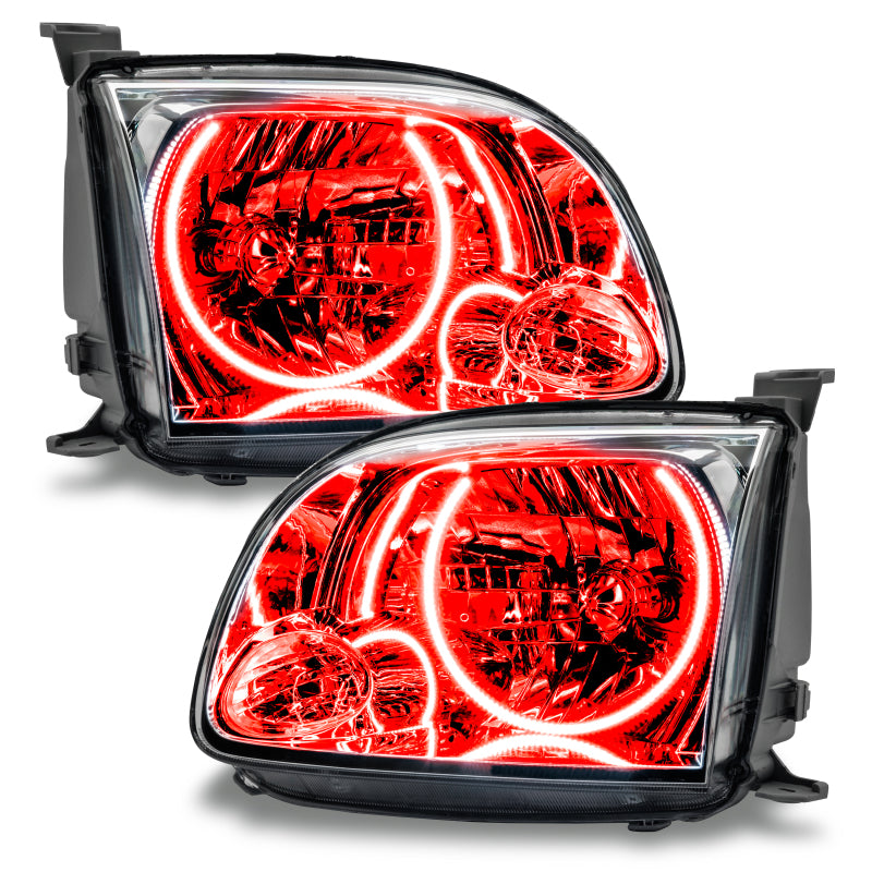 Oracle Lighting 0506 Toyota Tundra Regular/Accessible PreAssembled Halo Headlights Red SEE WARRANTY