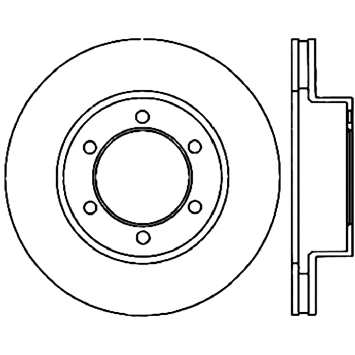 StopTech Power Slot 01-07 Toyota Sequoia / 00-06 Tundra CRYO Slotted Front Left Rotor SPECIAL ORDER