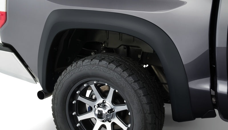 Bushwacker 14-18 Toyota Tundra Fleetside Extend-A-Fender Style Flares 2pc - Black