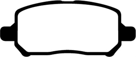 EBC 05-10 Chevrolet Cobalt 2.2 4 Lug Redstuff Front Brake Pads