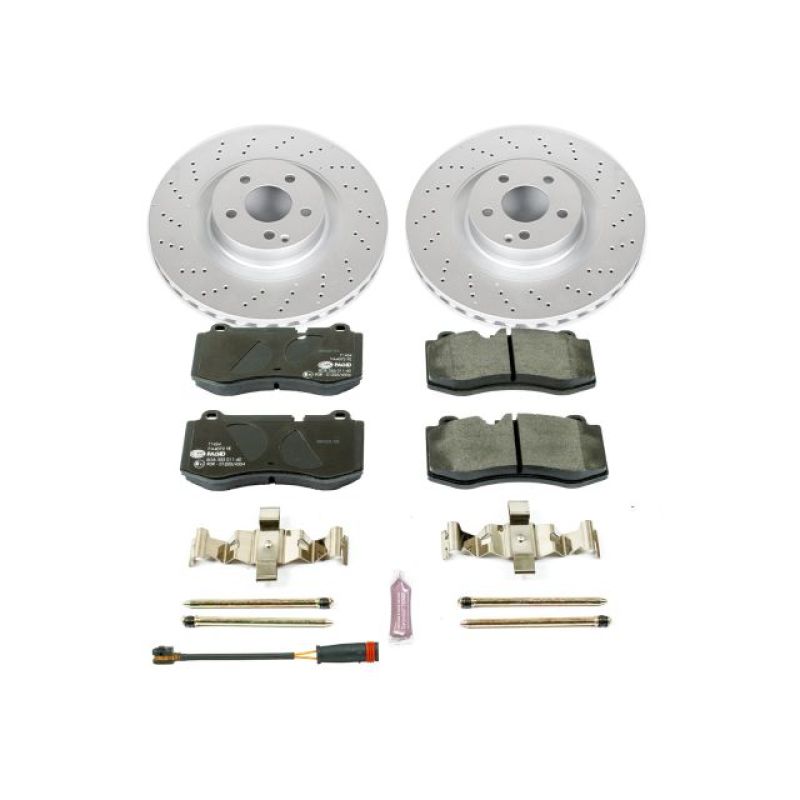 Power Stop 09-14 Mercedes-Benz CL550 Front Euro-Stop Brake Kit