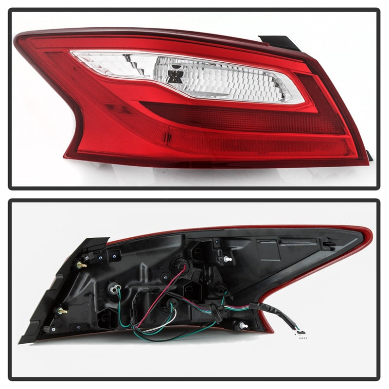 xTune 16-18 Nissan Altima 4DR Driver Side Tail Light - OEM Outer Left (ALT-JH-NA16-4D-OE-OL)