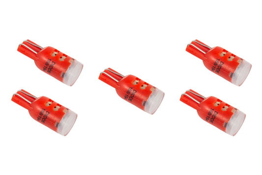 Diode Dynamics 194 LED Bulb HP5 - Red (five)