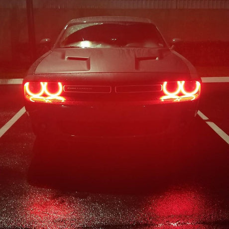 Oracle 15-21 Dodge Challenger Dynamic Surface Mount Headlight Halo Kit - - Dynamic