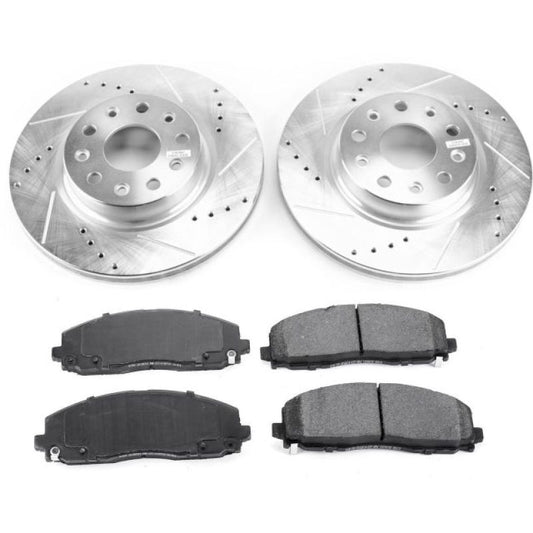 Power Stop 18-19 Jeep Wrangler Front Z23 Evolution Sport Brake Kit