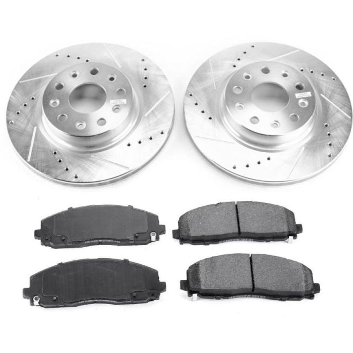 Power Stop 18-19 Jeep Wrangler Front Z23 Evolution Sport Brake Kit