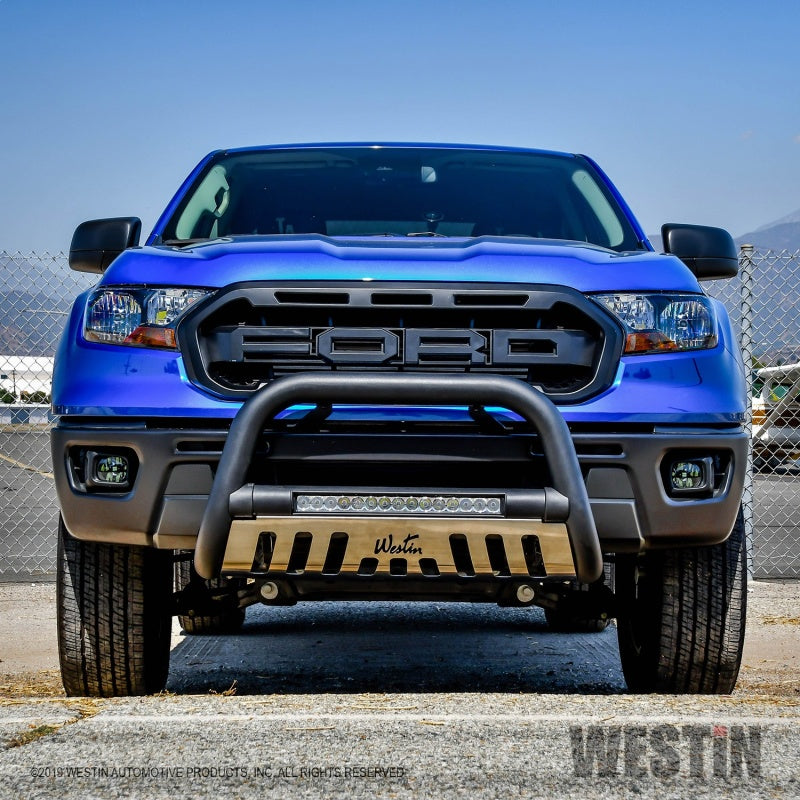 Westin 19-22 Ford Ranger Ultimate LED Bull Bar - Tex. Blk