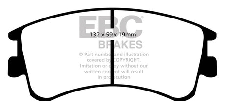 EBC 03-05 Mazda 6 2.3 Yellowstuff Front Brake Pads